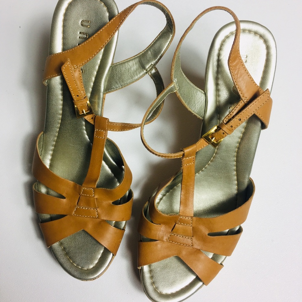 💯UNISA Leather Cork Ladies Sandals